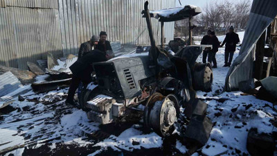 Muş'taki yangın korkuttu. Her şey bir gecede kül oldu