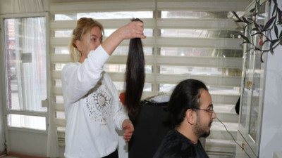 'Saçım saçın olsun projesi'nde duygulandıran anlar