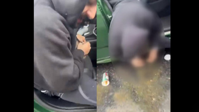 Kaza yaptı! Polis çağrılınca, elindeki maddeyi yutmaya çalıştı