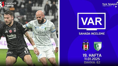 TFF, Süper Lig'de 19. haftanın VAR kayıtlarını açıkladı