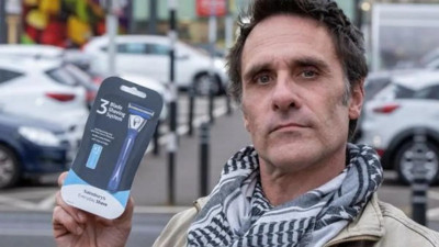 Tıraş bıçağıyla kendini kesti! Yüz binlerce lira tazminat kazandı