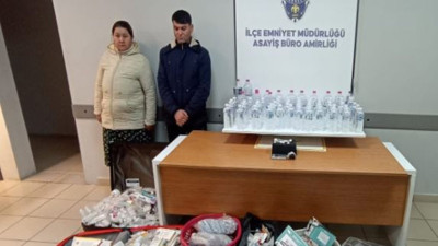 Lokantada içki ürettiler tutuklandılar