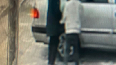 Ankara’da lastik kesen çocuklar kameraya yakalandı