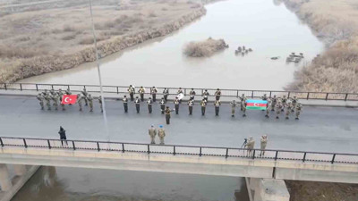 Hasret Köprüsü’nde törenle karşılandılar: Kış Tatbikatı-2025'e katılacak