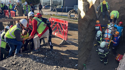 Osmaniye’deki tatbikat gerçeğini aratmadı! Göçükte kalan 2 kişi kurtarıldı