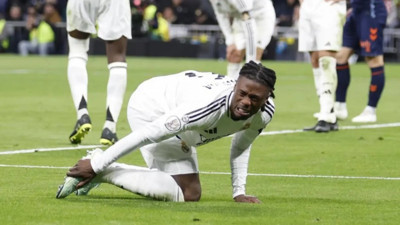 Real Madrid'e Camavinga'dan kötü haber: 3 hafta olmayacak