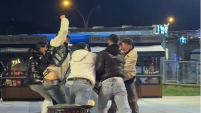5 kişi bir genci evire çevire dövdü