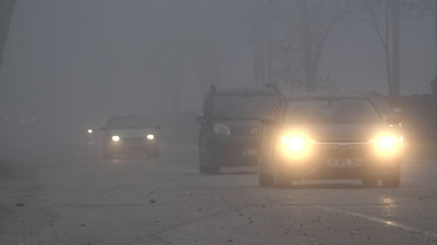 Bursa’da yoğun sisten göz gözü görmüyor: Görüş mesafesi 10 metre
