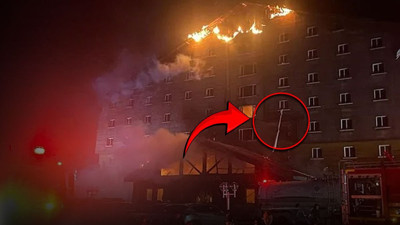 Yardım çığlıkları otelde yankılandı! Mahsur kalanlar çarşaflarla inmeye çalıştı