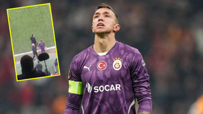 Muslera'dan maç sonu olay hareket