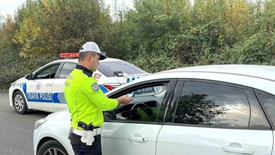 Dron destekli trafik denetiminde 25 sürücüye 50 bin TL ceza