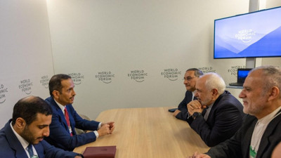 İran ve Katar heyeti Davos'ta bir araya geldi