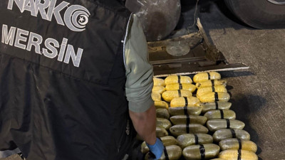 Mersin'de TIR'da 43 kilo metamfetamin ele geçirildi