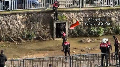 Cezaevinden kaçtı, eşini öldürdü! Dere yatağında yakalandı