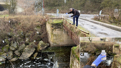 Numuneler alınıyor! Kırklareli’nde tarımsal kirlilik inceleniyor