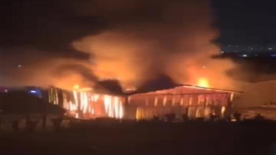 Yangından geriye sadece hurda yığınları kaldı