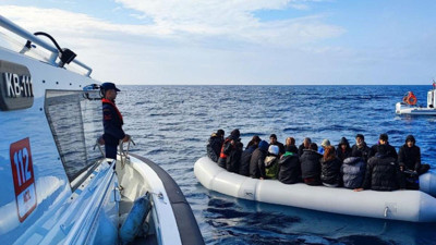 Çanakkale'de 35 kaçak göçmen yakalandı