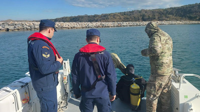 SAS ekipleri alarma geçti! Denizde tarihi mayın paniği