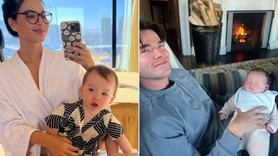 Ünlü çiftten 'mutlu aile' paylaşımı