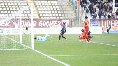 3 kırmızı kart çıkan maçta kazanan Keçiörengücü