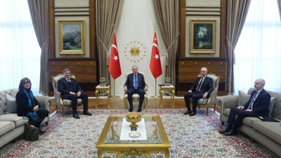 Erdoğan, Bosna Hersek Temsilciler Meclisi Başkanı Zvizdic'i kabul etti