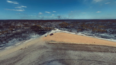 Orman yangınında 65 hektar alan zarar gördü