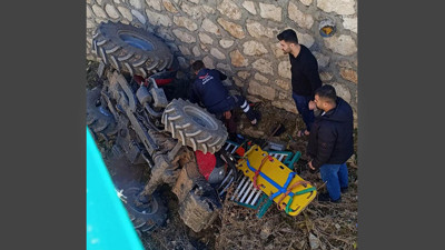 Demir korkulukları kırıp dere yatağına uçtu