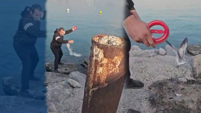 Oltasını denize attı çıkan şeye kendi bile şaşırdı: Güldüren anlar kamerada
