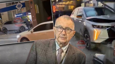 Ünlü iş adamı kaza geçirdi! Cipiyle ATM'ye girdi