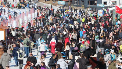 Erciyes, sömestir tatilinde 900 bin kişiyi ağırladı