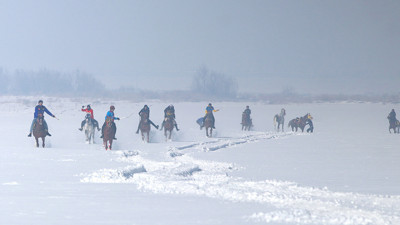 Kar üstünde kıyasıya mücadele