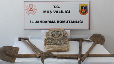 Muş’ta kaçak kazıya suçüstü baskın