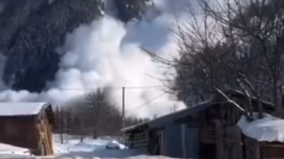 Korkutan anlar: Artvin’de çığ düştü