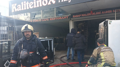 Mobilya dükkanı yandı