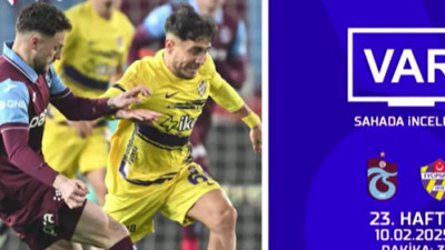 Trabzonspor - Eyüpspor maçının VAR kaydı açıklandı