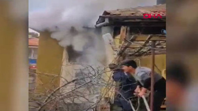 Kırıkkale’de evde çıkan yangında mahsur kalan kadın öldü