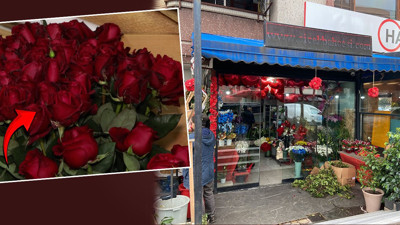 Sevgililer günü öncesi ilginç hırsızlık: Çaldığı güller tam 85 bin TL tutarında