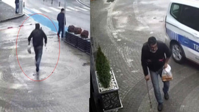 Koltuk değnekli dilenci zabıtayı görünce depara kalktı