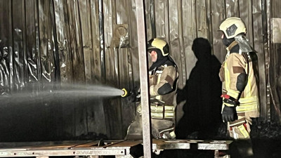 Ankara’da palet fabrikasında yangın