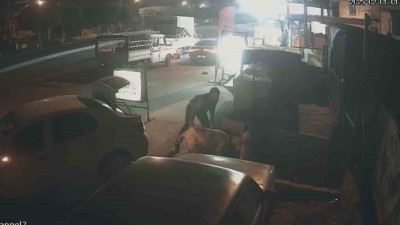 Mersin'de film gibi hırsızlık