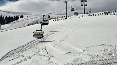 Çambaşı Kar Festivali'nde eğlence dorukta! Kar, kızak ve horon keyfi