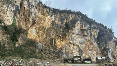 Amasra’da sağanak sonrası heyelan