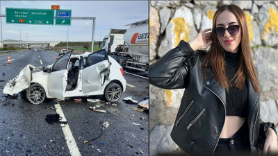 Manisa’daki feci kaza! Ölenlerden biri TikTok Fenomeni Lavinia Özmen çıktı. Emniyet şeridindeki tankere çarptı