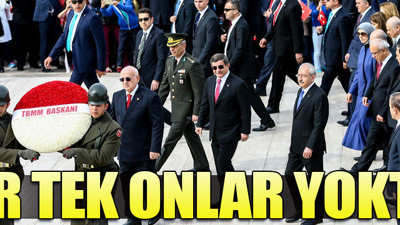 Anıtkabir ve TBMM'deki törenlerde HDP yine yoktu