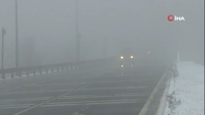 Bolu Dağı'nı kullanacak sürücüler dikkat! Göz gözü görmüyor: Mesafe 30 metre