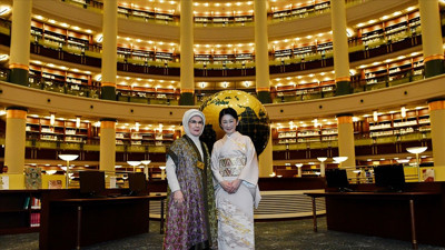 Emine Erdoğan, Cumhurbaşkanlığı Millet Kütüphanesi’nin 5. yılını kutladı