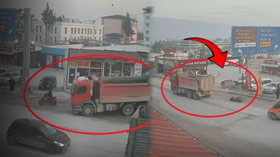 Hatay'da motosikletli sürücü ezilerek can verdi!