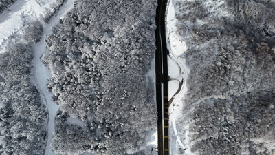 Bolu'da büyüleyen manzara!