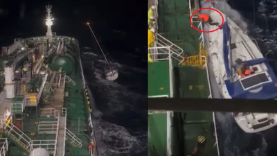 Lüks yatta can pazarı! Kahraman kaptan 2 hayat kurtardı