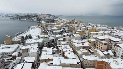 Sinop’ta kar manzarası